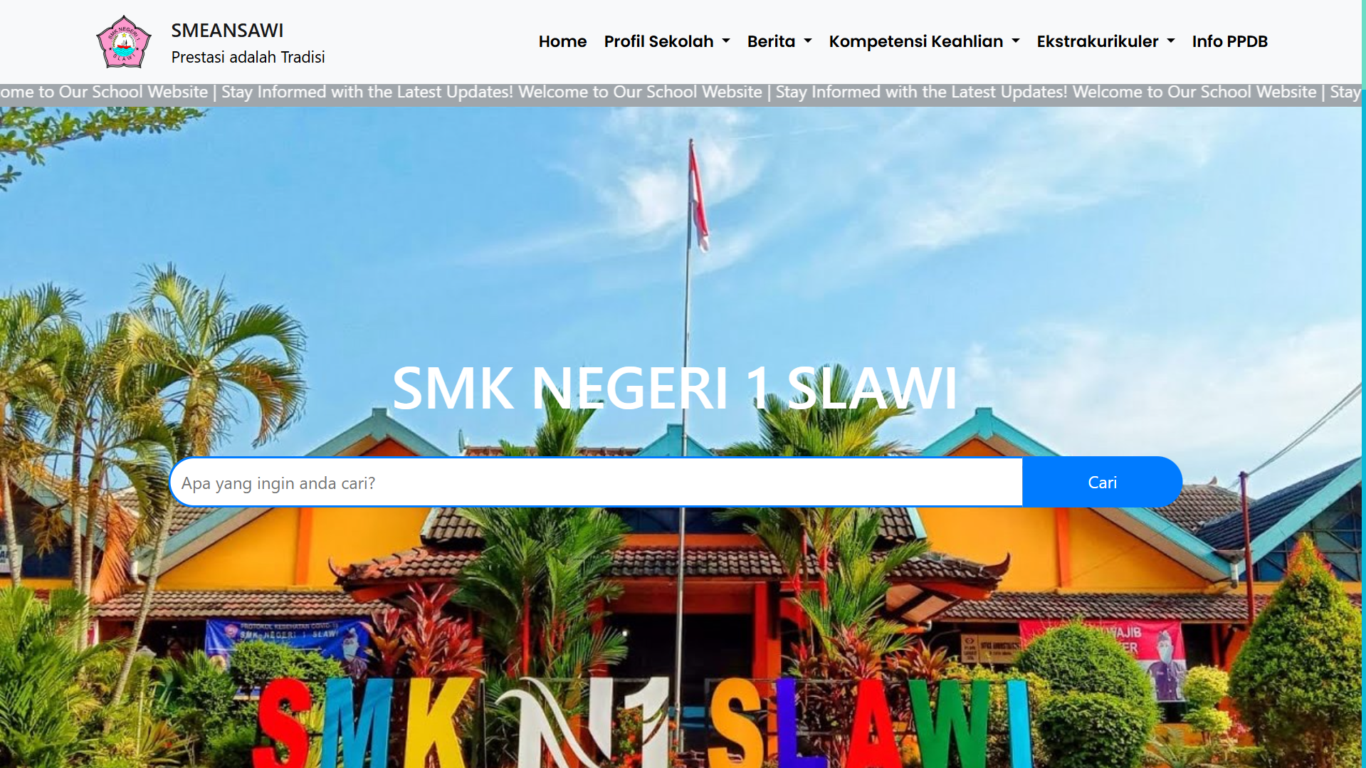 Website SMK Negeri 1 Slawi